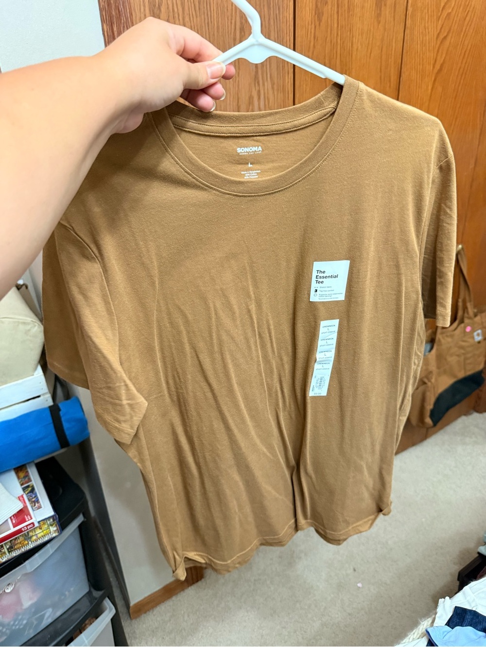 Sonoma Short Sleeve Tee in Camel Brown